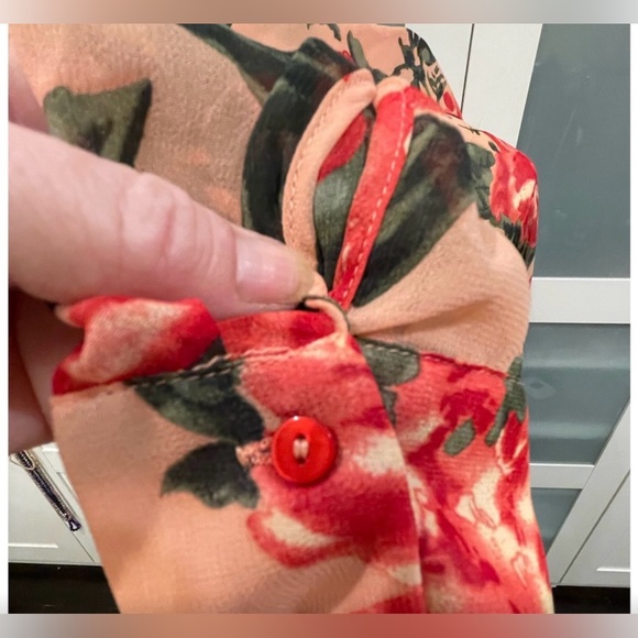 Zara Basics Sheer Blouse (XL) - Picture 6 of 7